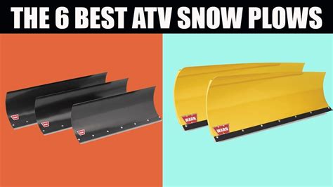 The 6 Best Atv Snow Plows You Can Buy On Amazon Youtube