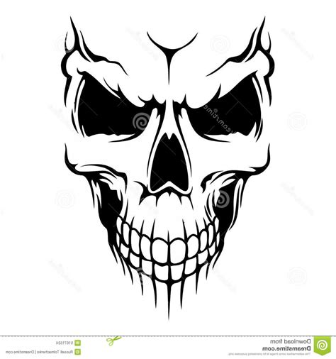 Skull Vector Image At Getdrawings Free Download