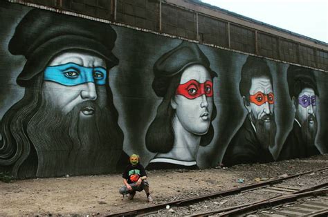 Las Tortugas Ninja Pintadas Como Los Artistas Del Renacimiento Que Les