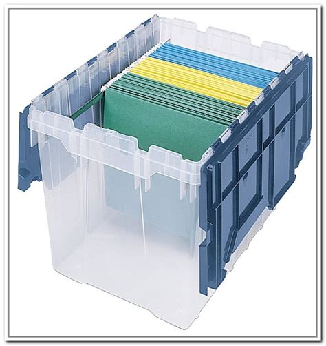 Tupperware Plastic File Storage Boxes Box Information Center