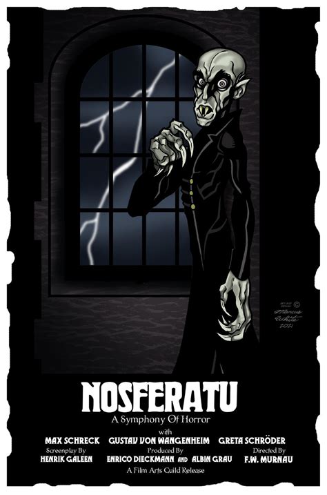 Nosferatu 1922 Movie Poster Style Art By Marcustheartist On Deviantart