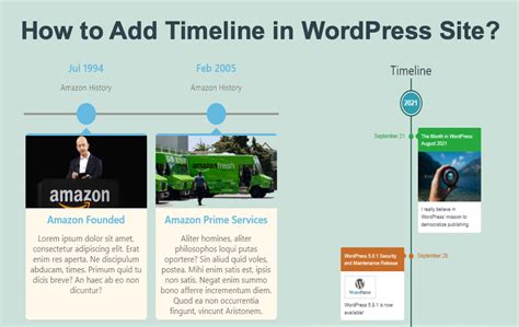 How To Add Timeline In Wordpress Site Webnots