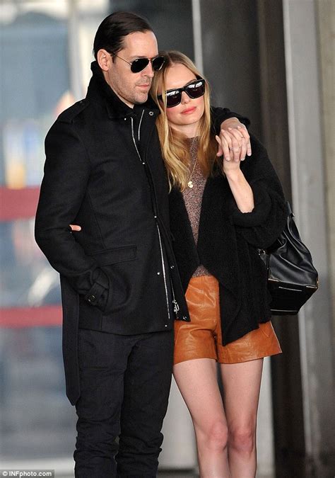 Kate Bosworth Cosies Up To Husband Michael Polish At Lax Daily Mail Online