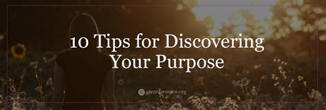 Purpose 10 Tips To Discover Your God Given Purpose 4word