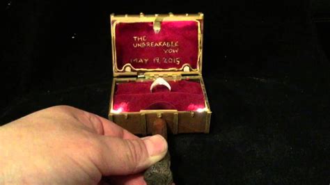 Harry Potter Magic Trunk Custom Engagement Ring Box By Paul Youtube