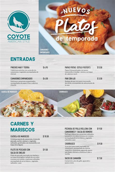 Coyote El Tunco Menú 2019 By The Spot Issuu