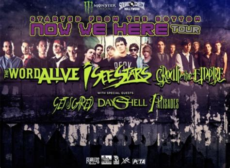The Word Alive I See Stars Co Headlining Tour — Propertyofzack