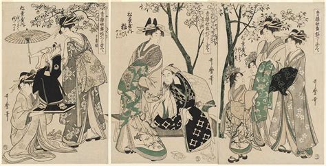 Kitagawa Utamaro Complete Illustrations Of Yoshiwara Parodies Of Kabuki A Set Of Ten Seirô