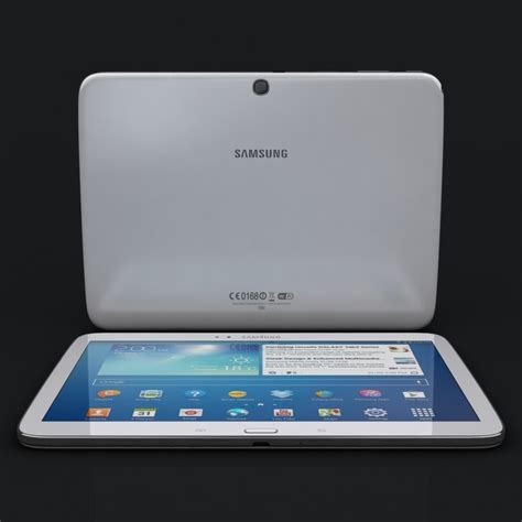 Modelo 3d Samsung Galaxy Tab 3 101 P5200 P5210 Y P5220 Turbosquid
