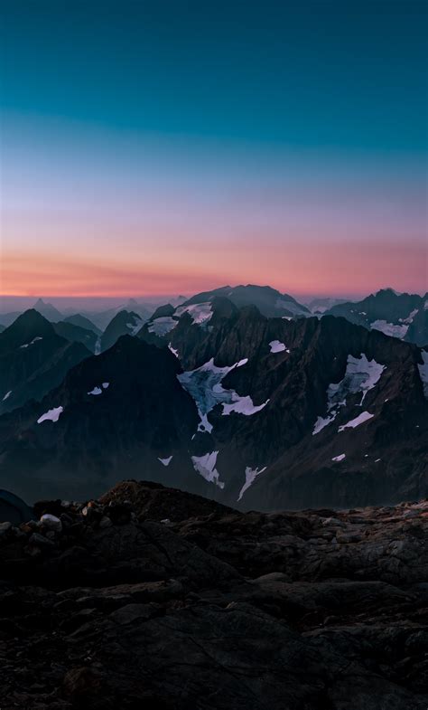 1280x2120 Mountain Range At Sunset 5k Iphone 6 Hd 4k Wallpapers
