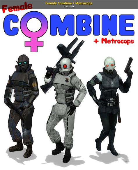 Female Combine Metrocops Half Life 2 Mods