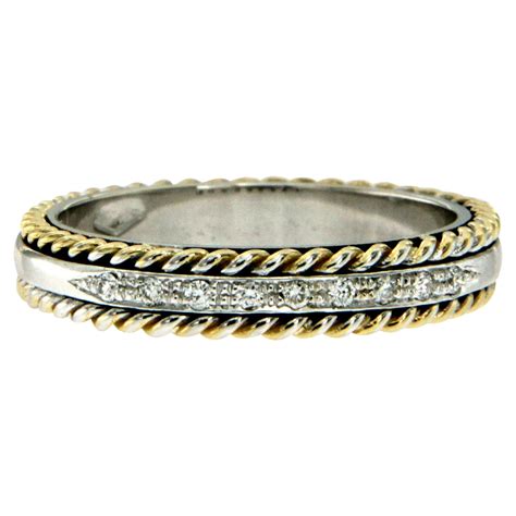 Diamond Gold Lace Design Band Ring At 1stdibs Lace Gold Ring Lace