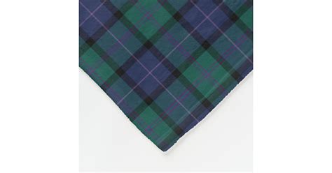 Clan Macthomas Tartan Scottish Plaid Fleece Blanket Zazzle