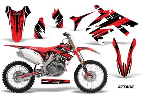 Dirt Bike Graphics Kit Decal Sticker Wrap For Honda Crf250r All