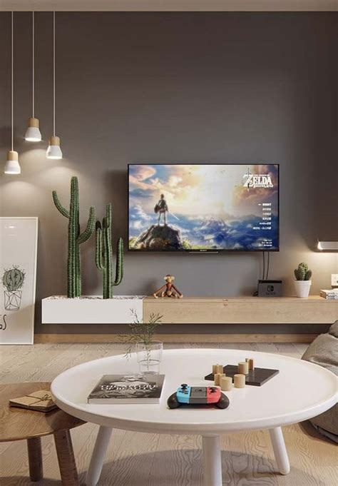 How To Decorate A Blank Tv Wall Leadersrooms