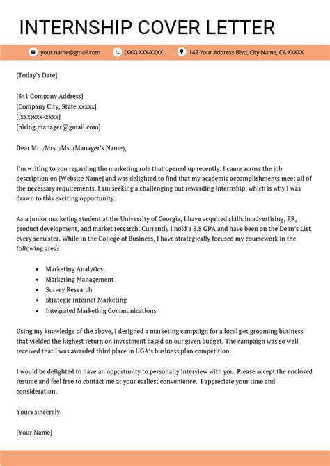 You can read those letters and understand how a business letter should be written a cover letter for an internship can help you land at your desired organisation. Cover Letter Example For Internship Engineering - 90 ...