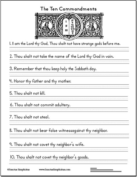 10 Commandments Catholic Ten Commandments Catholic Catechism