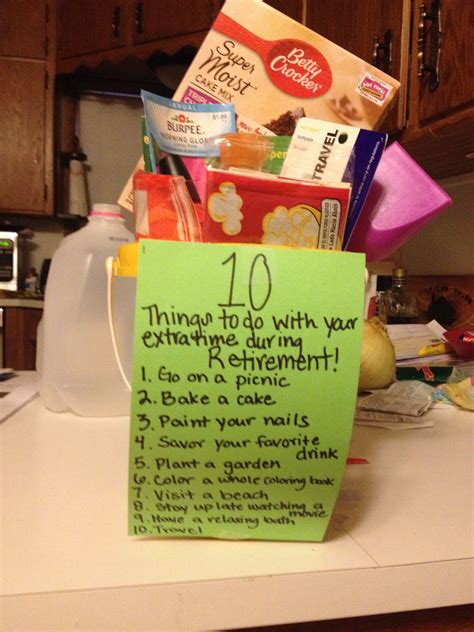 Not all retirement parties need to be galas. pinterest Retirement Gift ideas | just b.CAUSE