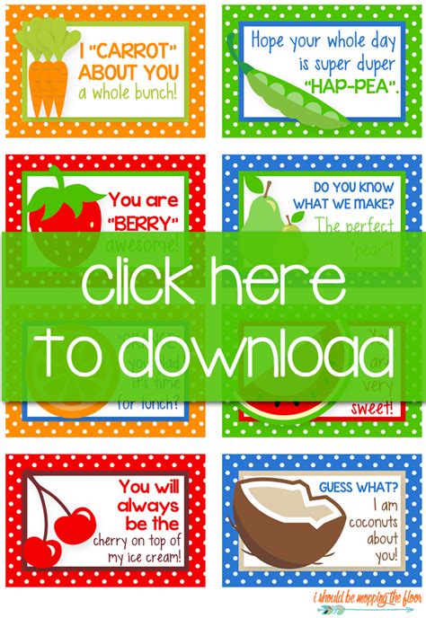 Free Printable Lunch Box Notes Yellow Bliss Road
