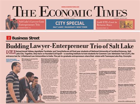 The Economic Times Newspaper Subscription Newspaperkart