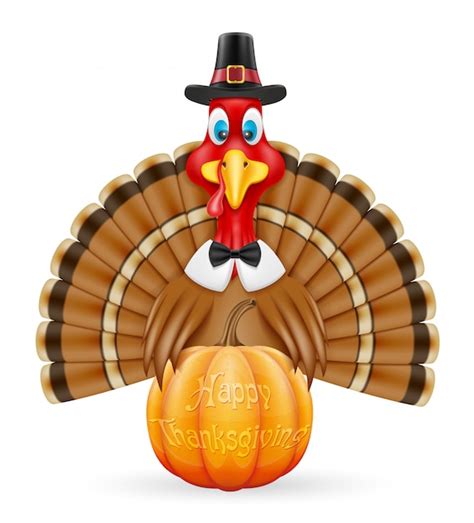 Premium Vector Thanksgiving Turkey Bird Vector Illustration