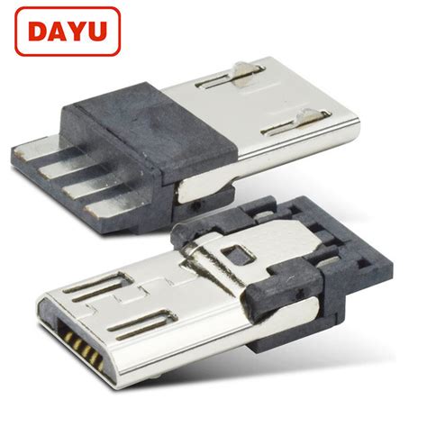 68mm 2 Pin Micro Connector Usb B Male Connector Jack Chargeing