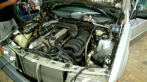 Mercedes 190e 28 M104 Engine First Start After The Swap Youtube