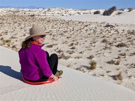 How To Go Sledding At White Sands National Park