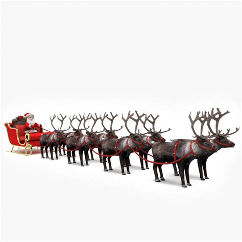 Great news!!!you're in the right place for reindeer and sleigh. 3d santa s sleigh reindeer model