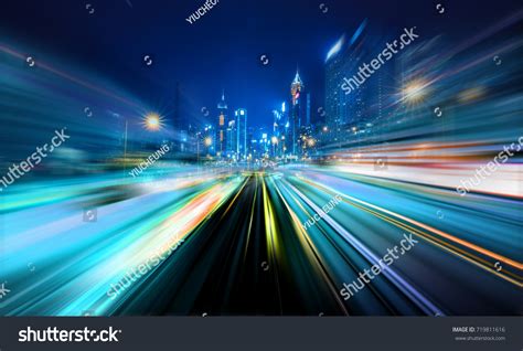 Abstract Motion Blur City Stock Photo 719811616 Shutterstock