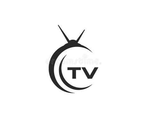 Tv Logo Design Stock Vector Illustration Of Frame Electronic 122152312