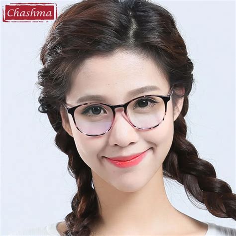 chashma brand korea stylish men and women eye glasses vintage round black frame glasses frame