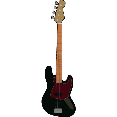 Bass Guitar Vector Illustration Free Svg