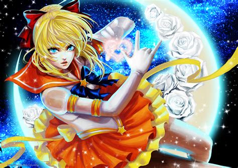 Artoria Pendragon Saber Sailor Venus And Super Sailor Venus Fate And 2 More Drawn By Sun
