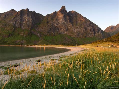 Ersfjord Beach Senja Norway Mountain Photography By Jack Brauer