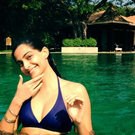 Sonam Kapoor In Bikini Top In Swimming Pool Electrihot