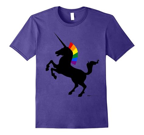 Totally Straight Unicorn Rainbow Gay Pride T Shirt Pl Polozatee
