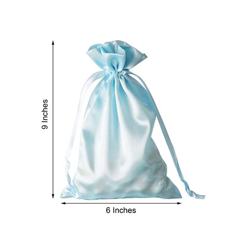 120 6x9 Large Satin Favor Bags Wedding Party Drawstring T Pouches