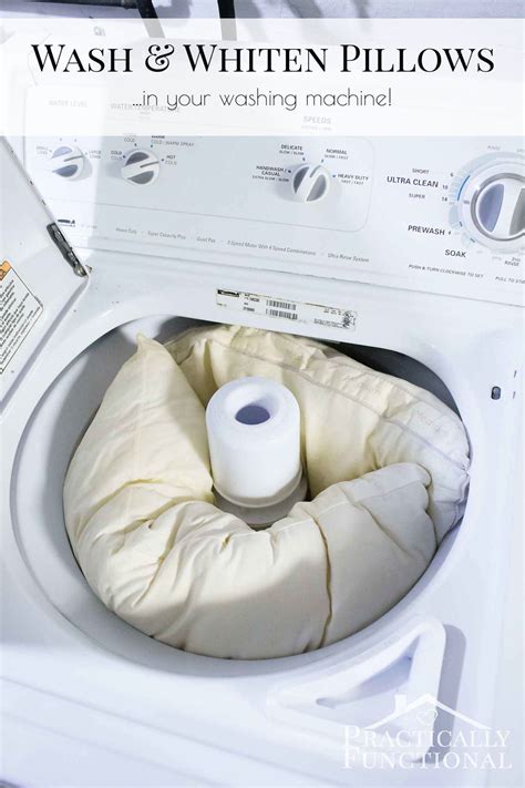 Most stains on pillows and mattresses can be avoided, but if you can't, at least now you can clean them! How To Wash Pillows In The Washing Machine! - Practically ...