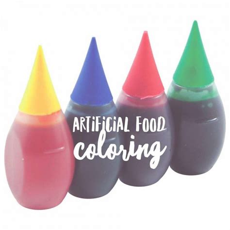 Artificial Food Coloring Living Well Mama