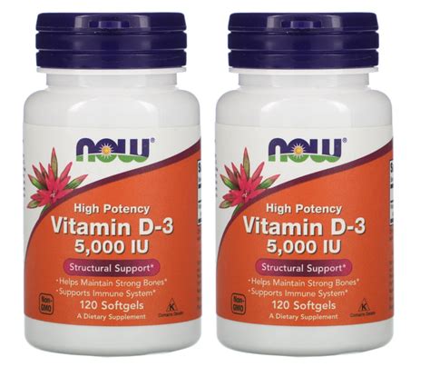We did not find results for: NOW Supplements, Vitamin D-3 5,000 IU, High Potency ...