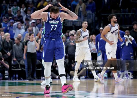 Luka Doncic Of The Dallas Mavericks Rips His Jersey While Reacting News Photo Getty Images