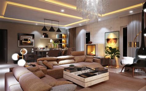 This cotton rug is great for any space—it can be used in a bedroom or living area and is a perfect layering piece, says the team at studio life.style. Bangalore Luxury Interior Decorators - Living Room ...