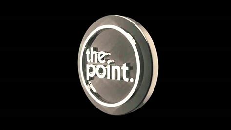 The Point 3d Rotating Logo Youtube