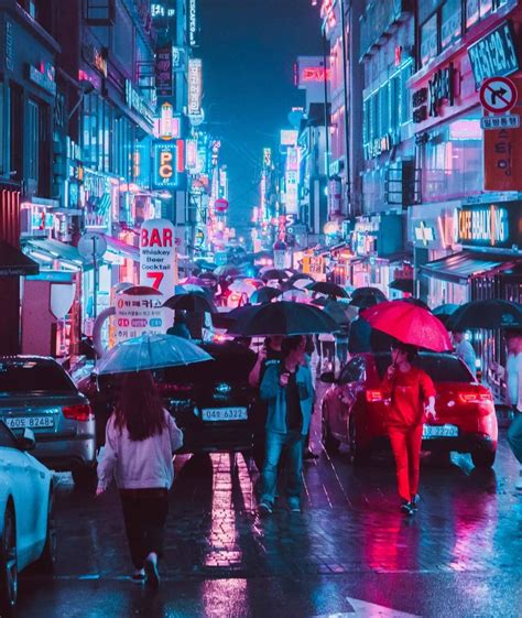 Cyberpunk Neon And Futuristic Street Photos Of Seoul By Steve Roe