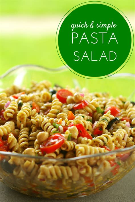 Quick And Simple Pasta Salad Cleverly Simple Easy Pasta Salad Pasta