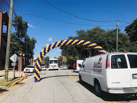 223 Corporate 15x20 X Large Drive Through Arch The Balloon Squad