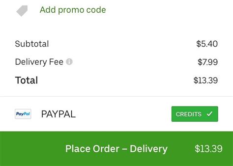 Before you order a car, get a fare quote. Do Uber credits discount the price after placing the order ...