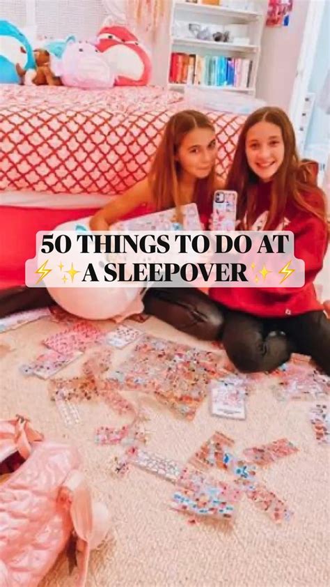 Fun Things To Do At A Sleepover Birthday Sleepover Ideas Things To