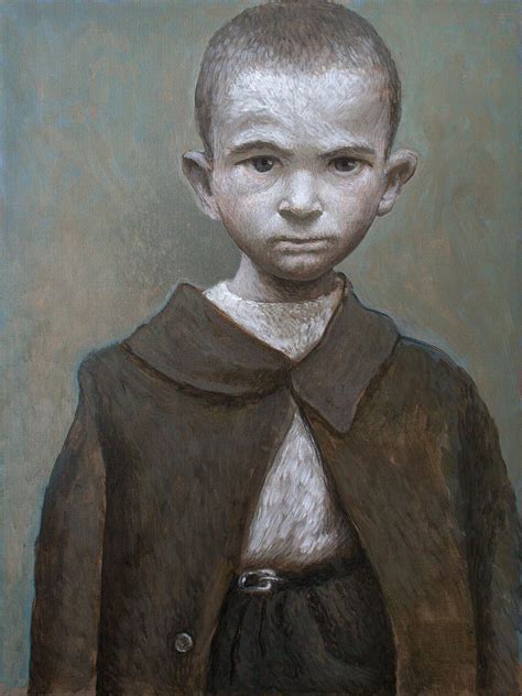 Portrait Of A Poor Boy Painting By Ilir Pojani Pixels